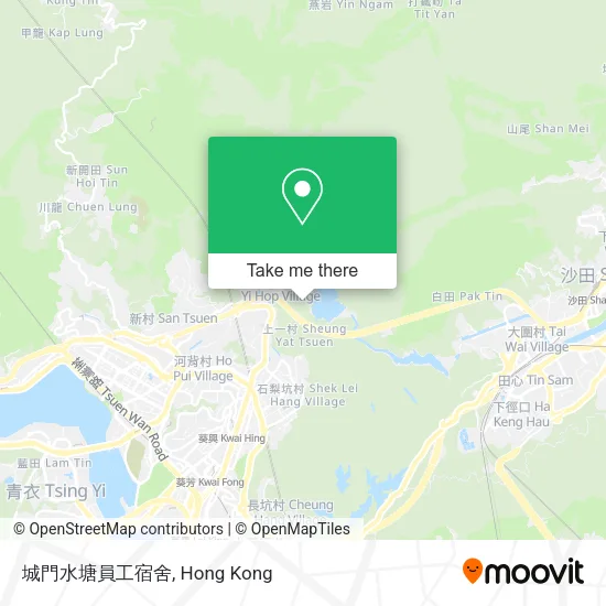 城門水塘員工宿舍地圖