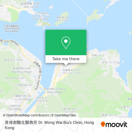 黃偉彪醫生醫務所 Dr. Wong Wai Biu's Clinic map