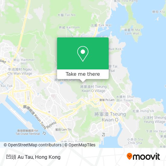 凹頭 Au Tau map