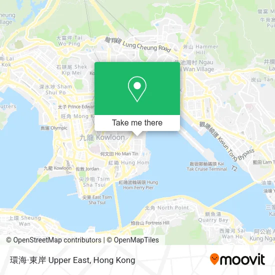 環海·東岸 Upper East map