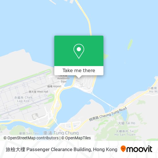 旅檢大樓 Passenger Clearance Building地圖