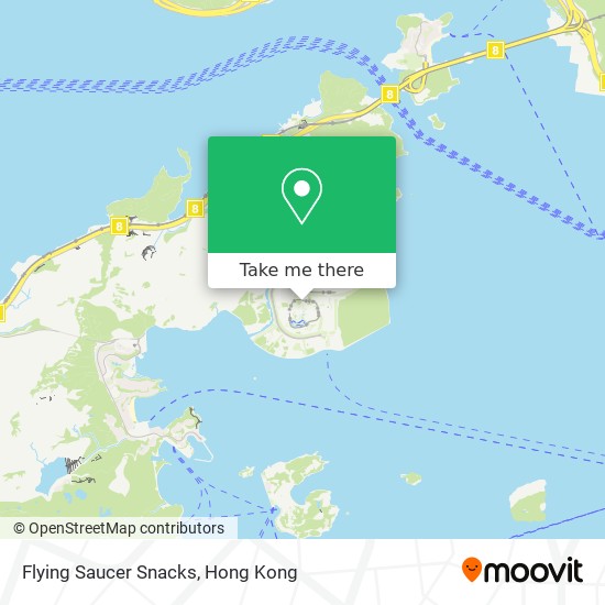 Flying Saucer Snacks map