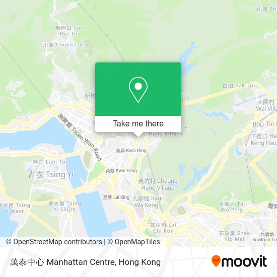 萬泰中心 Manhattan Centre map