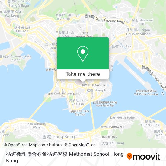 循道衞理聯合教會循道學校 Methodist School map