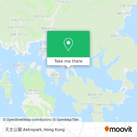 天文公園 Astropark地圖
