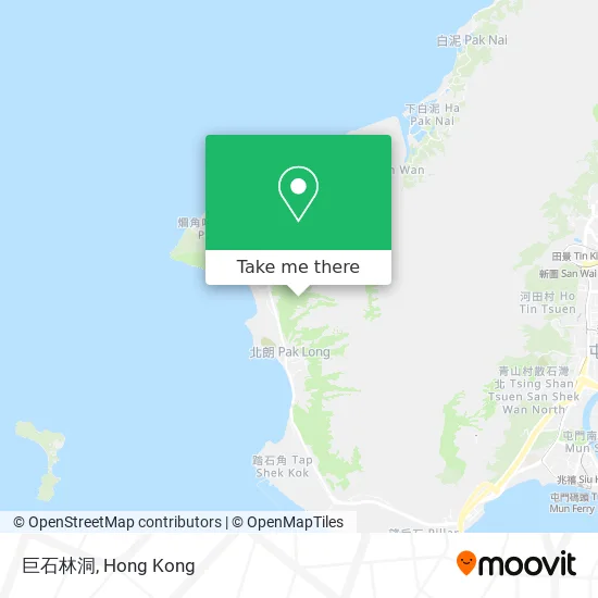 巨石林洞地圖