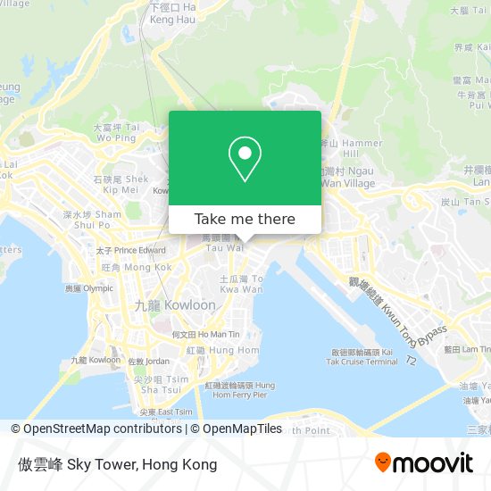 傲雲峰 Sky Tower地圖