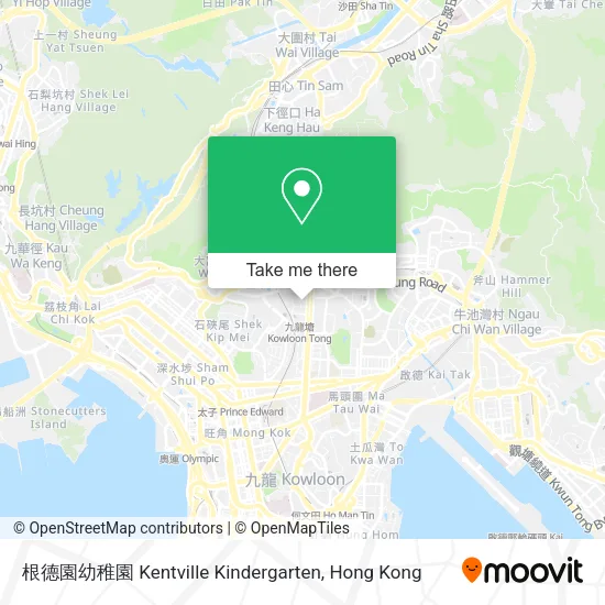 根德園幼稚園 Kentville Kindergarten map