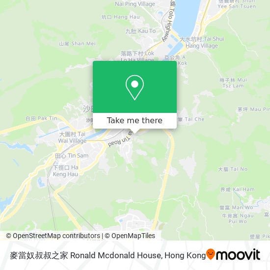 麥當奴叔叔之家 Ronald Mcdonald House map