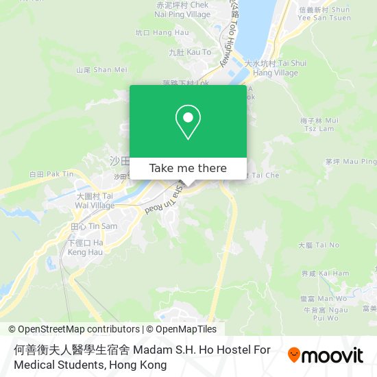 何善衡夫人醫學生宿舍 Madam S.H. Ho Hostel For Medical Students map