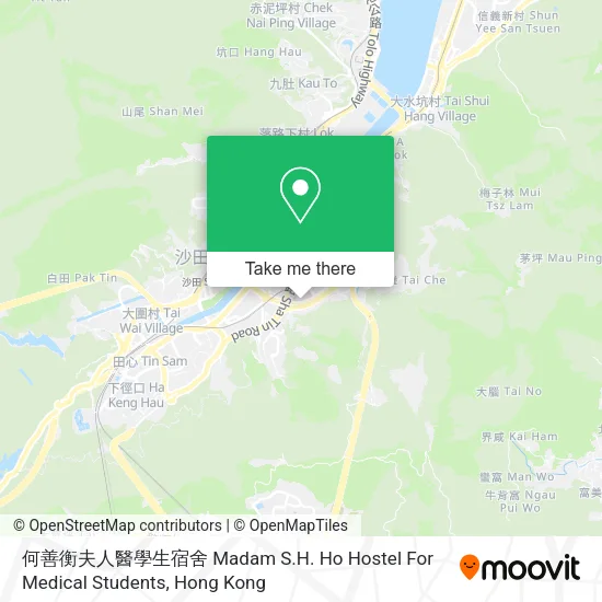 何善衡夫人醫學生宿舍 Madam S.H. Ho Hostel For Medical Students地圖