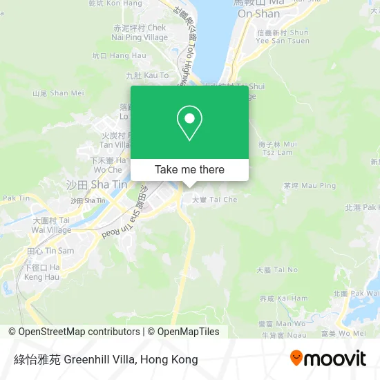 綠怡雅苑 Greenhill Villa map