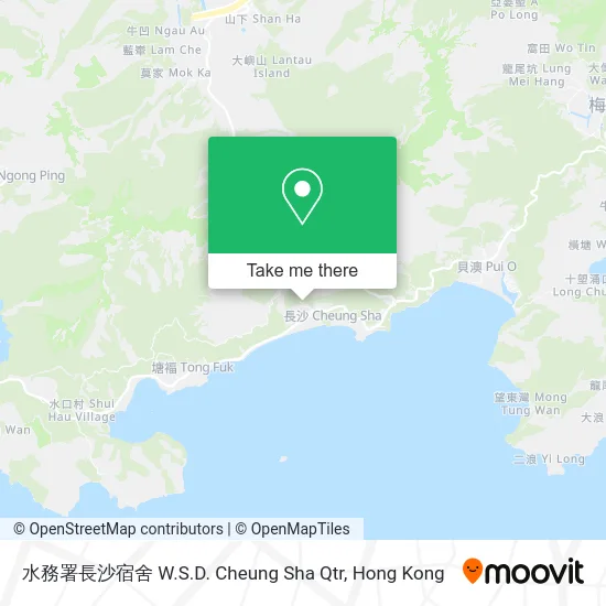 水務署長沙宿舍 W.S.D. Cheung Sha Qtr map