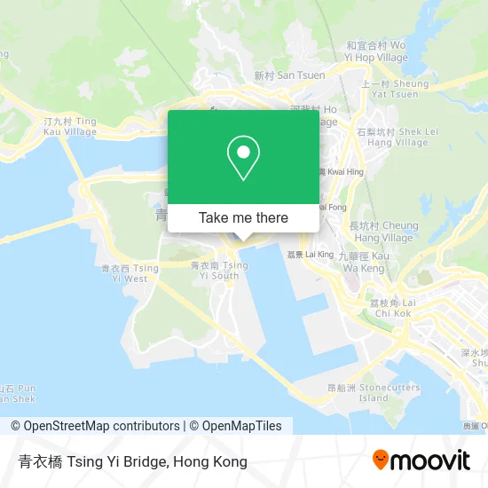 青衣橋 Tsing Yi Bridge map