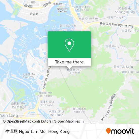 牛潭尾 Ngau Tam Mei map