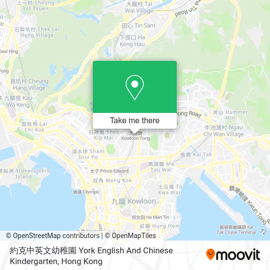 約克中英文幼稚園 York English And Chinese Kindergarten map