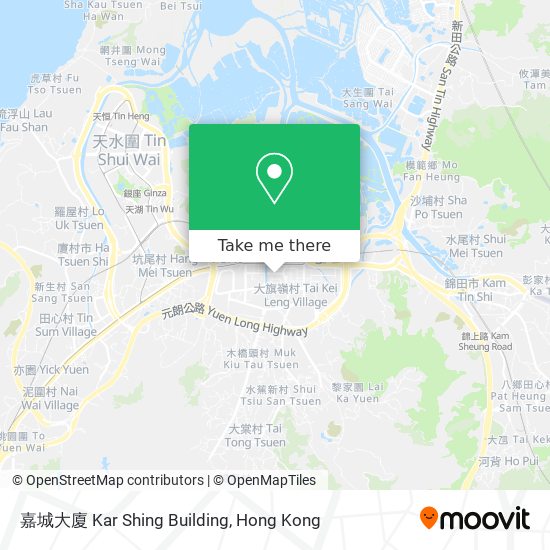 嘉城大廈 Kar Shing Building map
