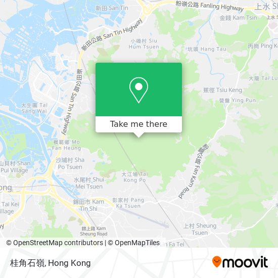 桂角石嶺 map
