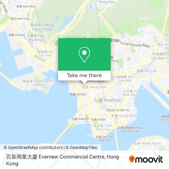 百新商業大廈 Evernew Commercial Centre地圖