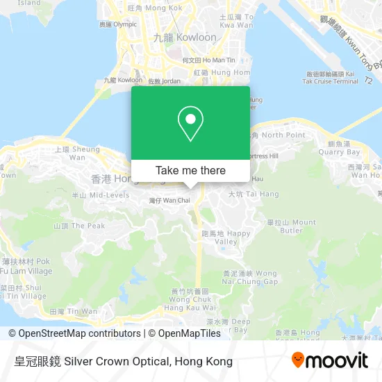 皇冠眼鏡 Silver Crown Optical地圖