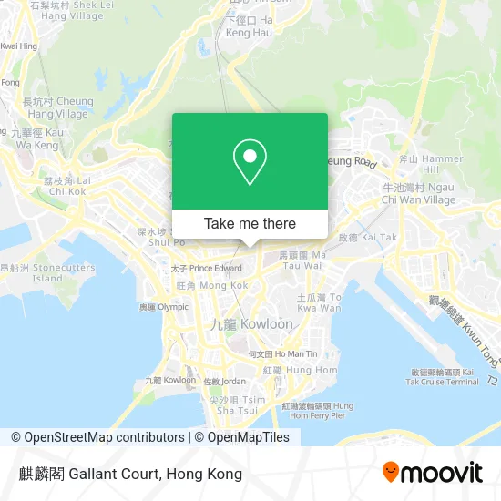 麒麟閣 Gallant Court map