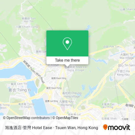 旭逸酒店·荃灣 Hotel Ease · Tsuen Wan地圖