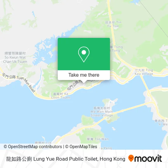 龍如路公廁 Lung Yue Road Public Toilet map