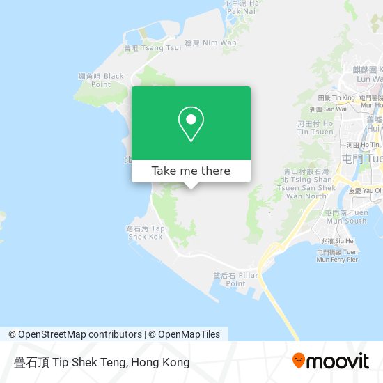 疊石頂 Tip Shek Teng map