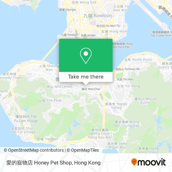 愛的寵物店 Honey Pet Shop地圖