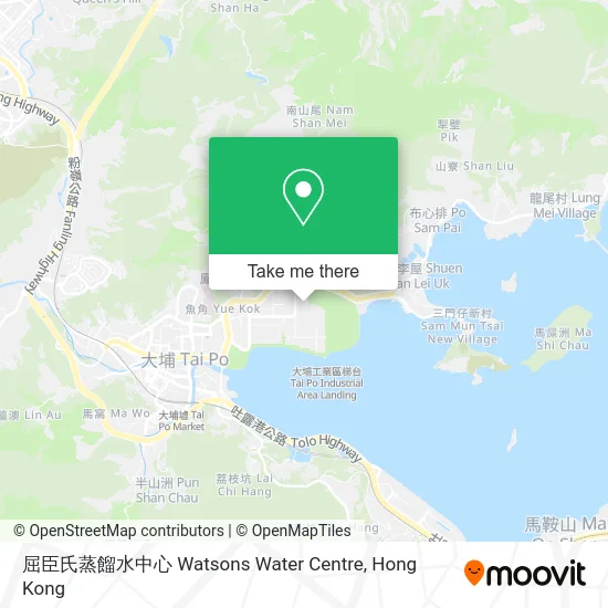 屈臣氏蒸餾水中心 Watsons Water Centre map