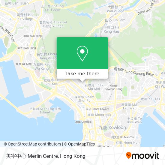 美寧中心 Merlin Centre map