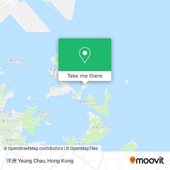 洋洲 Yeung Chau map