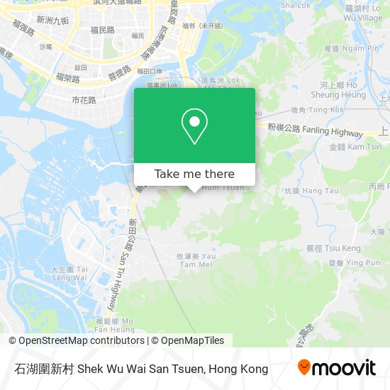 石湖圍新村 Shek Wu Wai San Tsuen map