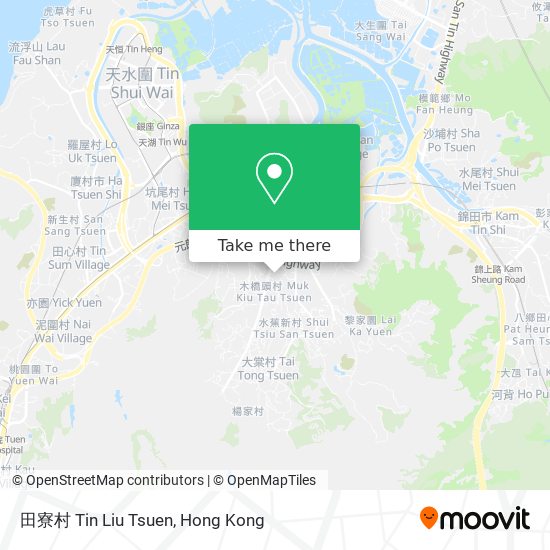 田寮村 Tin Liu Tsuen map