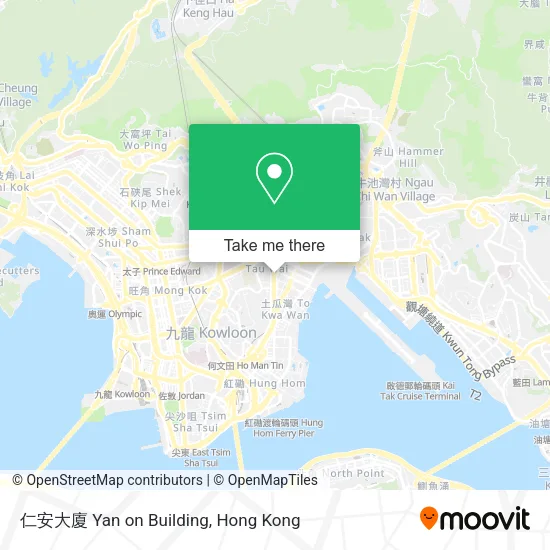 仁安大廈 Yan on Building地圖
