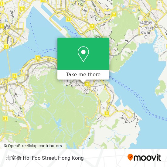 海富街 Hoi Foo Street map