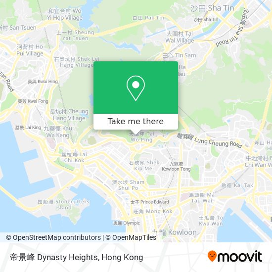 帝景峰 Dynasty Heights地圖
