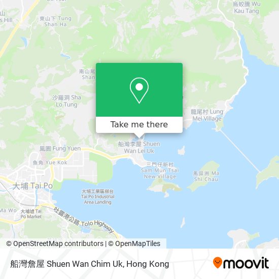 船灣詹屋 Shuen Wan Chim Uk map