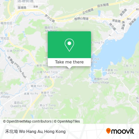 禾坑坳 Wo Hang Au map