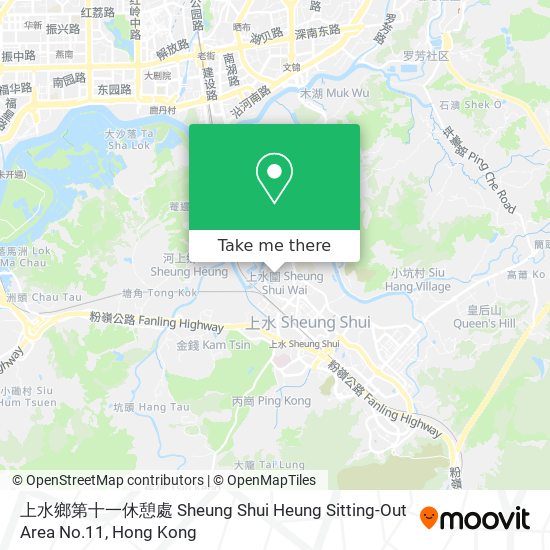 上水鄉第十一休憩處 Sheung Shui Heung Sitting-Out Area No.11 map