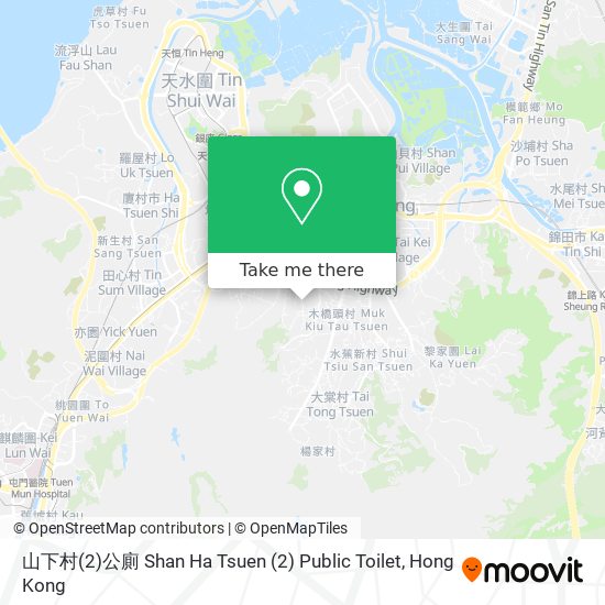 山下村(2)公廁 Shan Ha Tsuen (2) Public Toilet map