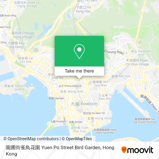 園圃街雀鳥花園 Yuen Po Street Bird Garden map