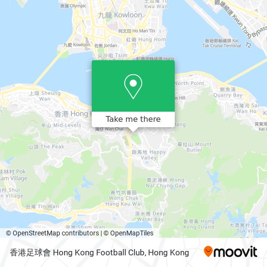 香港足球會 Hong Kong Football Club map