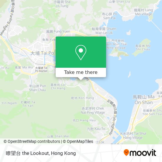 瞭望台 the Lookout map