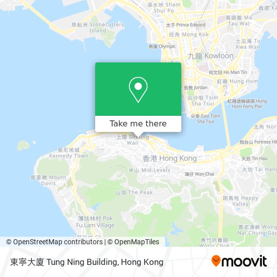 東寧大廈 Tung Ning Building map