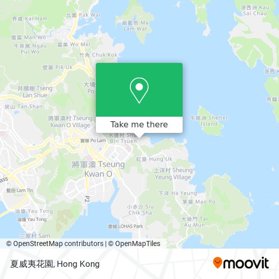 夏威夷花園 map