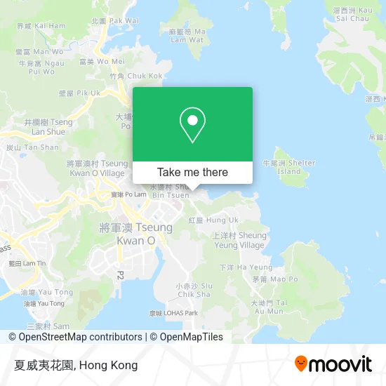 夏威夷花園地圖