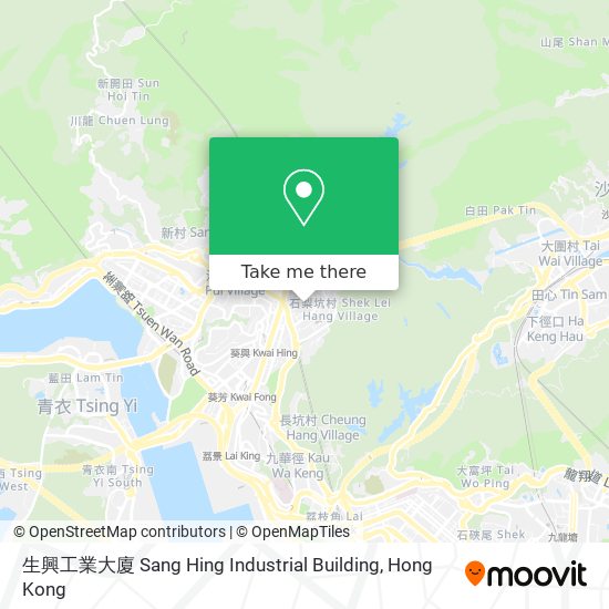 生興工業大廈 Sang Hing Industrial Building map