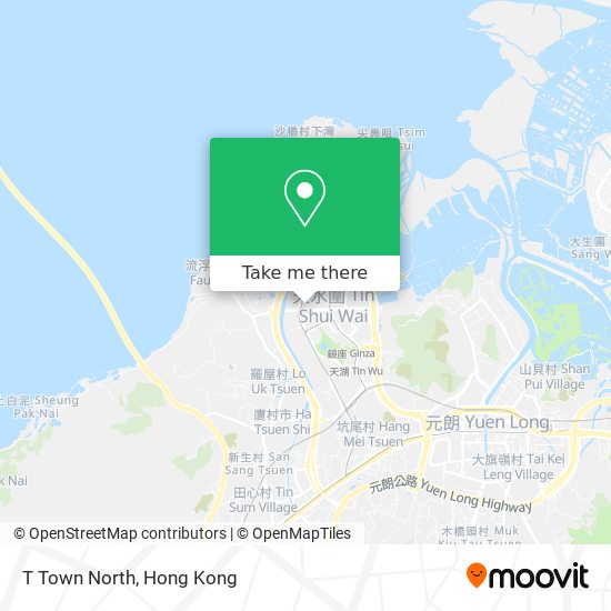 T Town North map