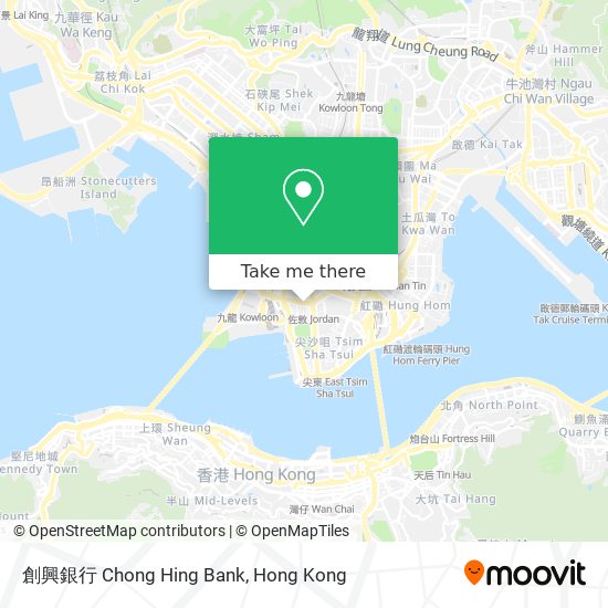 創興銀行 Chong Hing Bank map